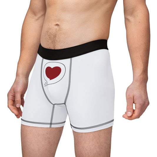 Men's Boxer Briefs — Heart Bubble