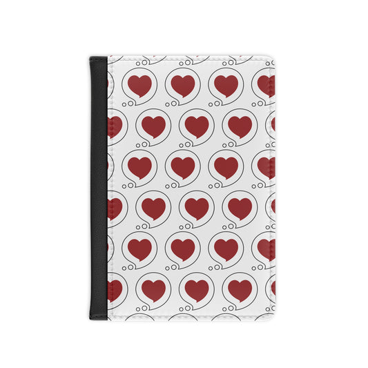 Heart Bubble Passport Cover — Romantic Travel Passport Holder