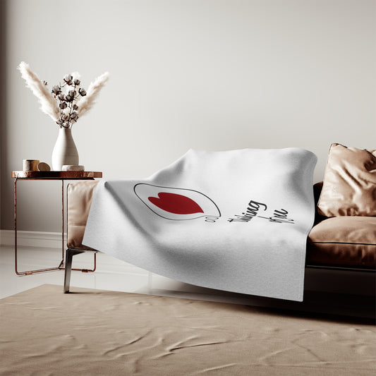 Thinking of You Sweatshirt Cozy Blanket