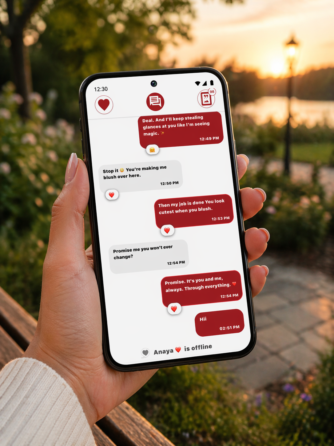 The Thinking of You App