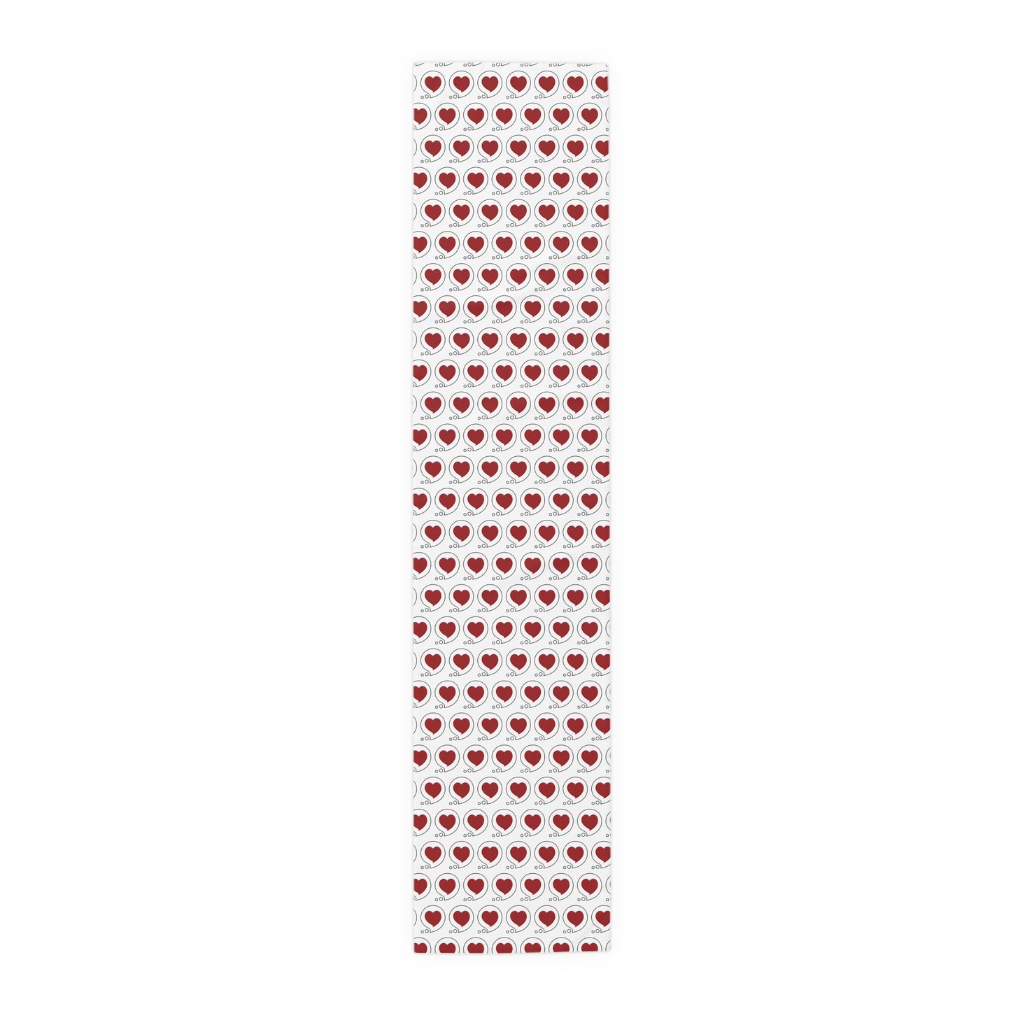Heart Bubble Table Runner — Heart Bubble Cotton-Poly Decor for Special Days and Everydays!!!