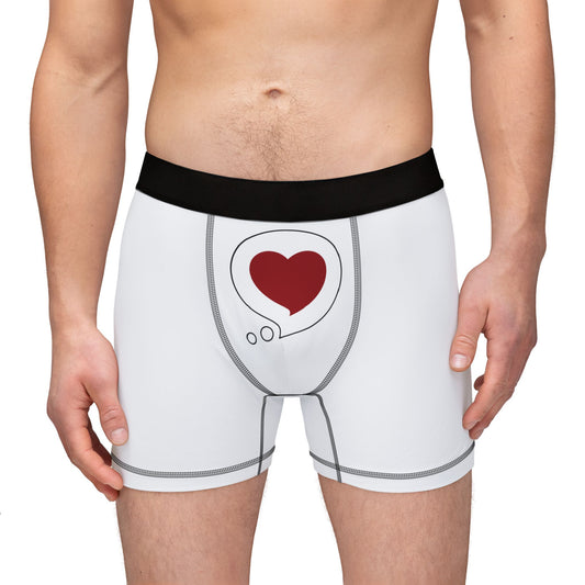 Men's Boxer Briefs — Heart Bubble