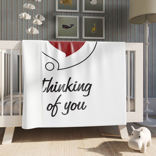 Thinking of You Throw Blanket — Heart Bubble Sympathy & Comfort Gift