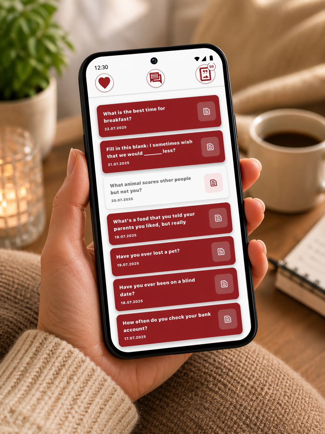 The Thinking of You App